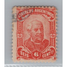 ARGENTINA 1888 GJ 86 ESTAMPILLA USADA, MUY BUENA U$ 20